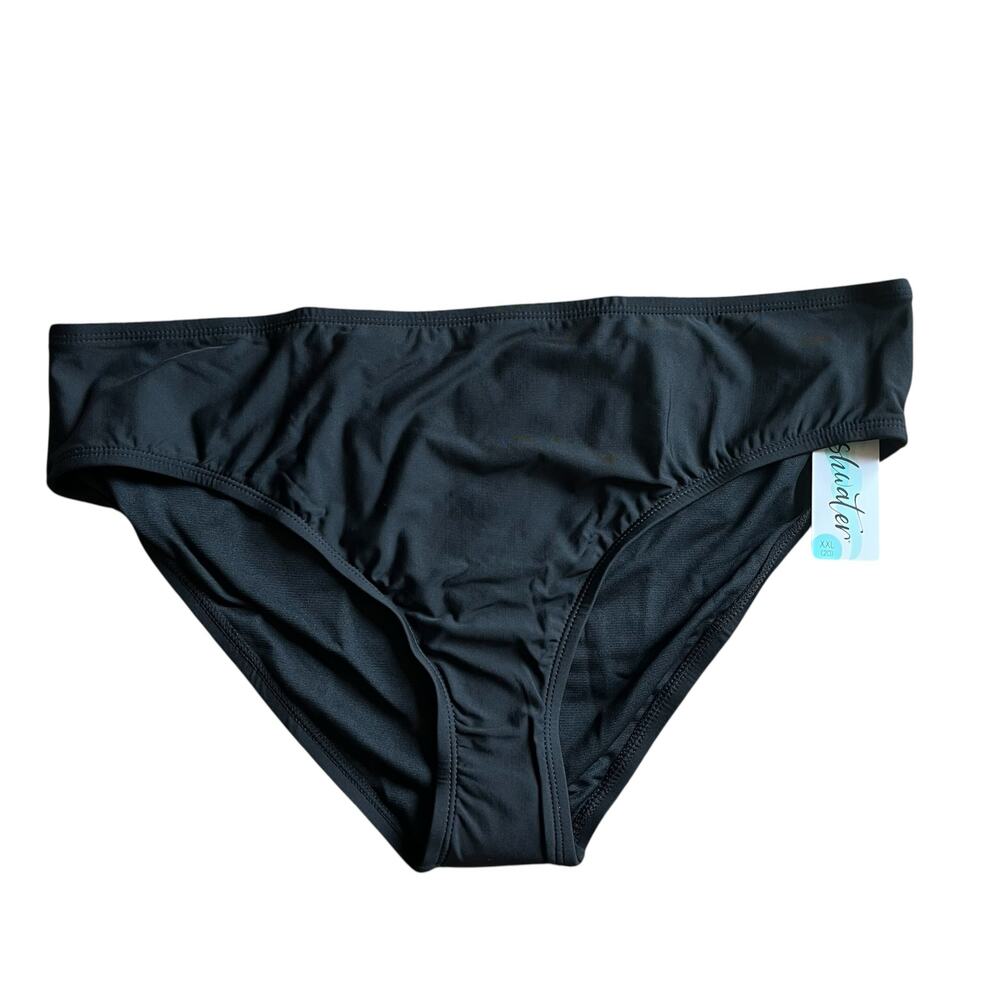 NWT! Women's Freshwater Hipster Black Swim Bottoms Size XXL